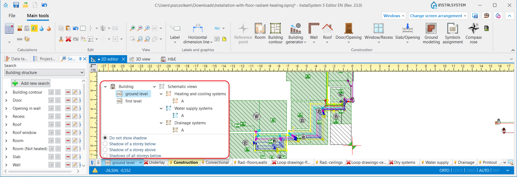 Automatically generate schematic views - HelpSystem
